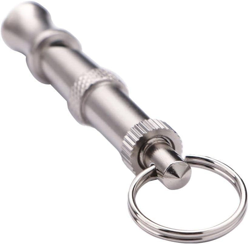 Silver Adjustable Ultrasonic Dog Whistle,Portable Whistle Pet Whistle Supersonic Whistle Dog Whistles for Pet Training，Training and Behavior Aids，Dog Whistles - PawsPlanet Australia