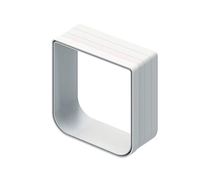 Cat Mate 4-Way-Locking Cat Flap Bundle, Includes Pet Door (235) & Wall Liner (303) - Secure Lockable Door for Small to Medium Sized Cats, for UPVC, Wood and Wall, White - PawsPlanet Australia