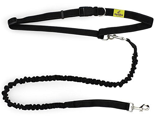 Hertzko Hands Free Dog Leash Great Running Leash for m=Medium to Large Dogs - Strong, Durable and Weather Resistant Nylon Bungee Leash (36 inches Bungee) Standard- 36 inch Bungee - PawsPlanet Australia