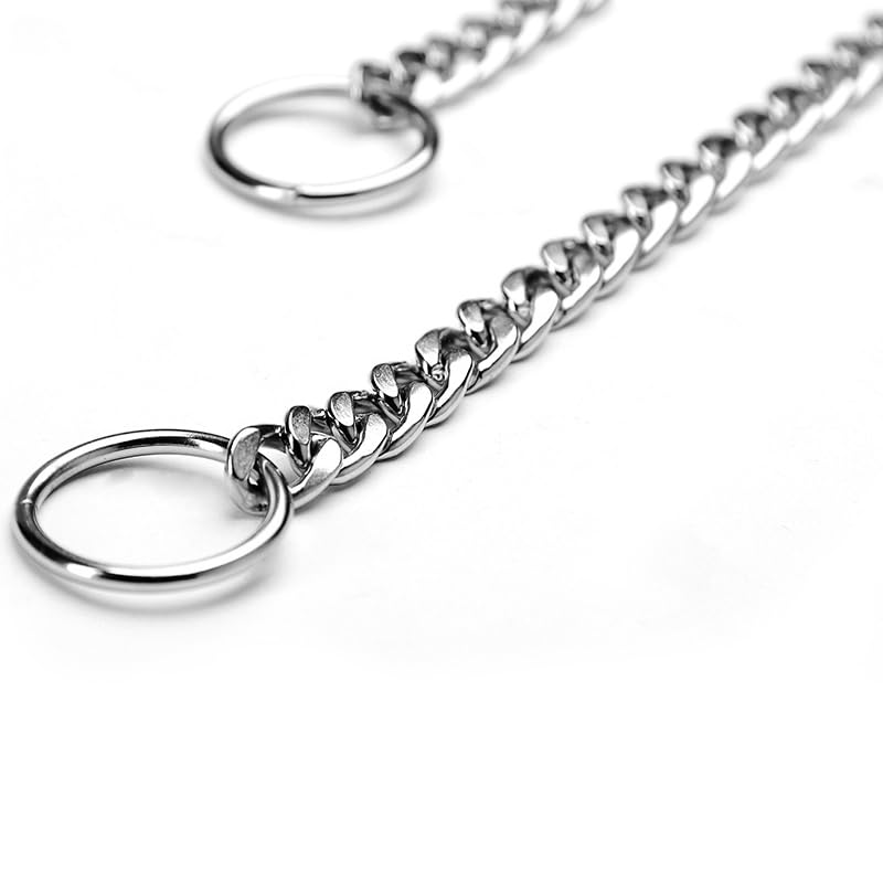 Choke Collar for Dogs Large Breed, Dog Chain Collars Slip P Chain Choke Metal Link Training Heavy Duty Martingale Dog Collar for Xs Small Medium Large Big XL Breed Dogs, XL - PawsPlanet Australia
