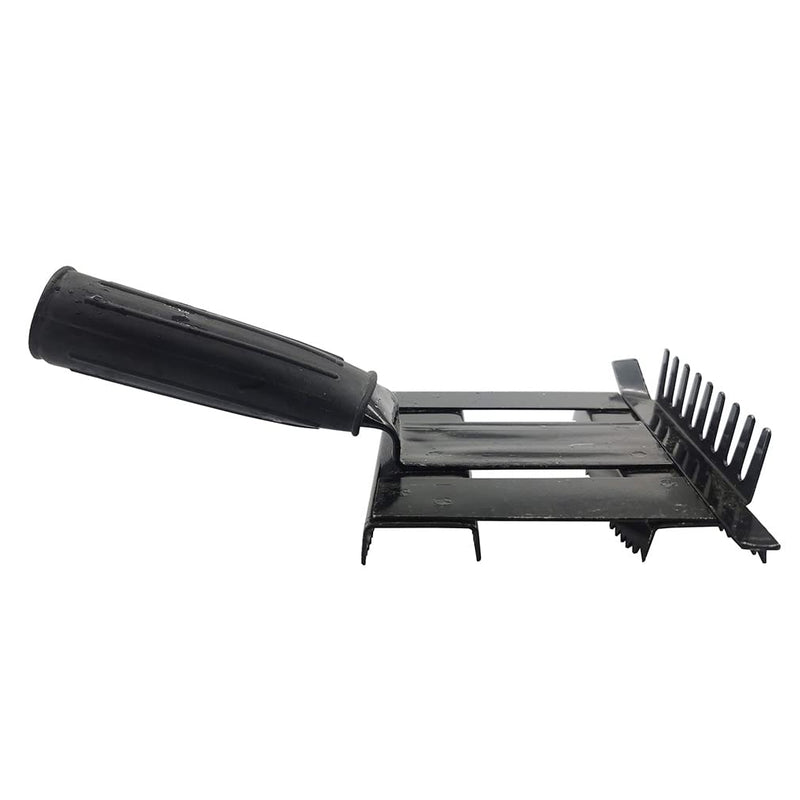 Livestock Shedding Comb, Metal Livestock Brush Tools for Cow, Horse, Sheep (Black), 7.87 X 5.5 Black,Gold - PawsPlanet Australia
