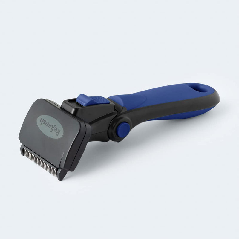Deshedding Brush for Dogs & Cats - Small & Blue, Short & Medium Hair Grooming Tool, Dog Deshedding Brush, Cat Deshedding Brush, Deshedding Dog Brush Short Hair, Lightweight Pet Hair Remover. - PawsPlanet Australia