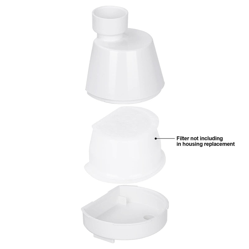 SanKlev Filter Housing Replacement Compatible with Drinkwell Seascape, Pagoda, 2 Gallon, 1 Gallon, 1/2 Gallon, Avalon, Sedona, Butterfly Creekside & Seaside Pet Fountains - PawsPlanet Australia