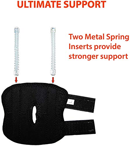 NeoAlly Super Supportive Dog Braces for Rear Leg and Hock Joint with Dual Metal Spring Strips Stabilize Canine hind Legs from Wound, Injury, Sprains, Arthritis (XL Pair) Both Leg XL