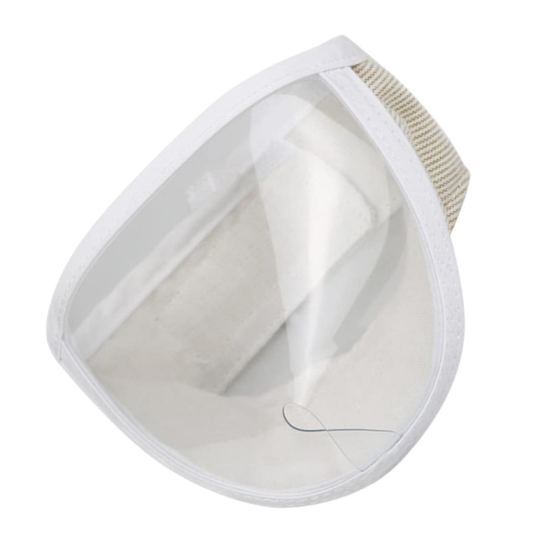 2pcs to Grooming Cover - Licking Biting Accessory Nail Guard Cat Cleaning Trimming Portable Adjustable Breathable Mask Pet Face Bathing Kitten Transparent Head - PawsPlanet Australia