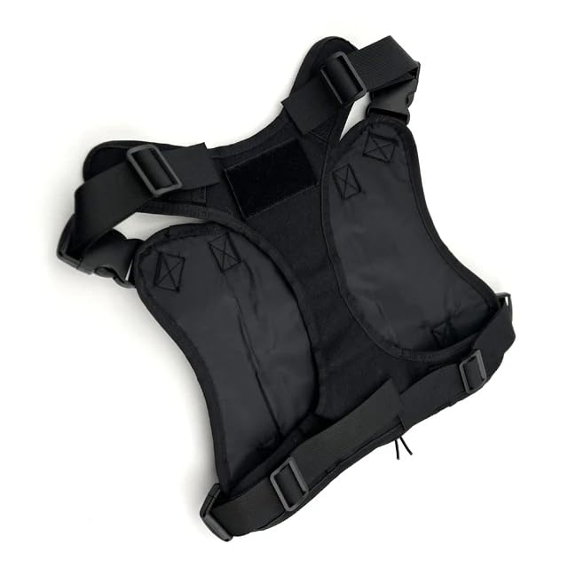 Tactical Dog Harness with Handle, Collar & Leash Set – No Pull Dog Vest with Adjustable Buckles, Reflective Patches & Heavy-Duty Nylon for Medium Dogs (Black) Black - PawsPlanet Australia