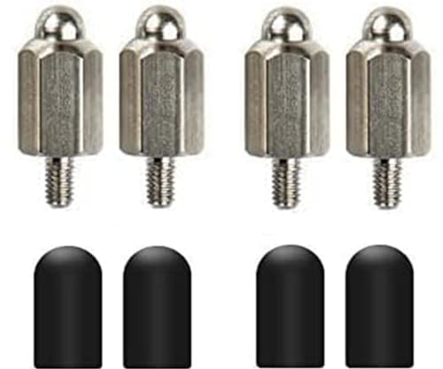Precision Training Gear: Conductive Rubber Sleeves and Shock Shrapnel by Htcuto for Dog Collars (4 Sets)