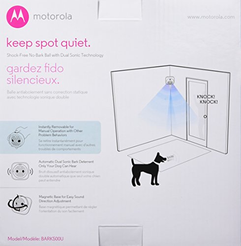 Motorola BARK500U Shock-Free No-Bark Indoor Ultrasonic Bark Deterrent - PawsPlanet Australia