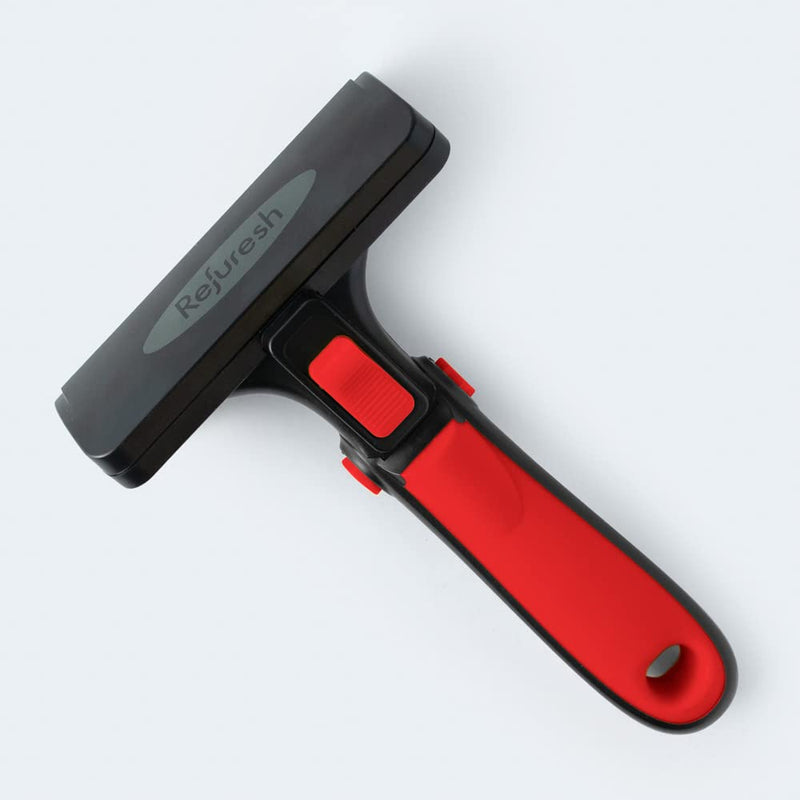 Deshedding Slicker Brush for Short Hair Dogs, Cats & Pets - Lightweight Brush for Shedding, Massaging & Grooming - Dematting Comb & Deshedder Supplies- large, red - PawsPlanet Australia