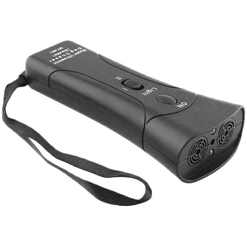 Ultrasonic Anti Dog Barking Pet Trainer LED Light Gentle Anti Barking Chaser Style 3 in 1 Bark Control Tool, Pet Training Device, Handheld Trainer, Stop Barking & Repellent Indoor Outdoor - PawsPlanet Australia