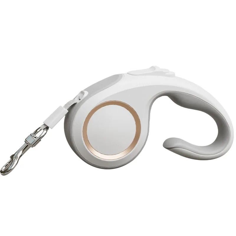 Retractable Dog Leash 5m (White)