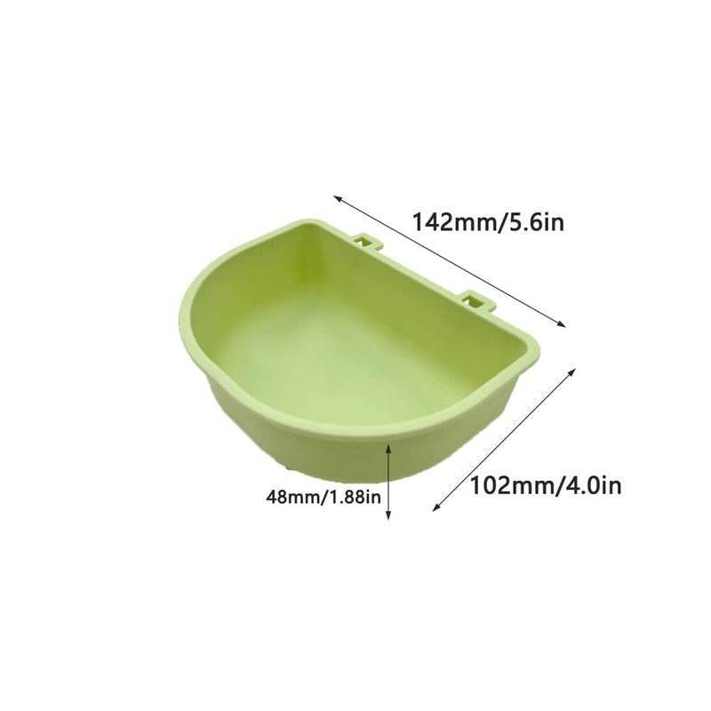 2 Pack Pet Carrier Feeder Clip-on Wire Cage Bowl Bird Feeding Dish Hanging Cups for Cat Carrier with Wire Door Rabbit Habitat Bunny Hutch Hamster Puppy Dog Crate Guinea Pig Ferret Chinchilla - PawsPlanet Australia
