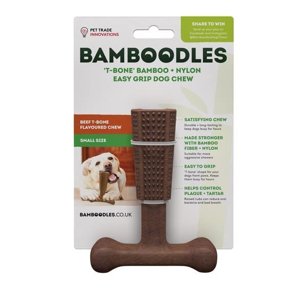Bamboodles Small Beef Dog Chew Toy - PawsPlanet Australia