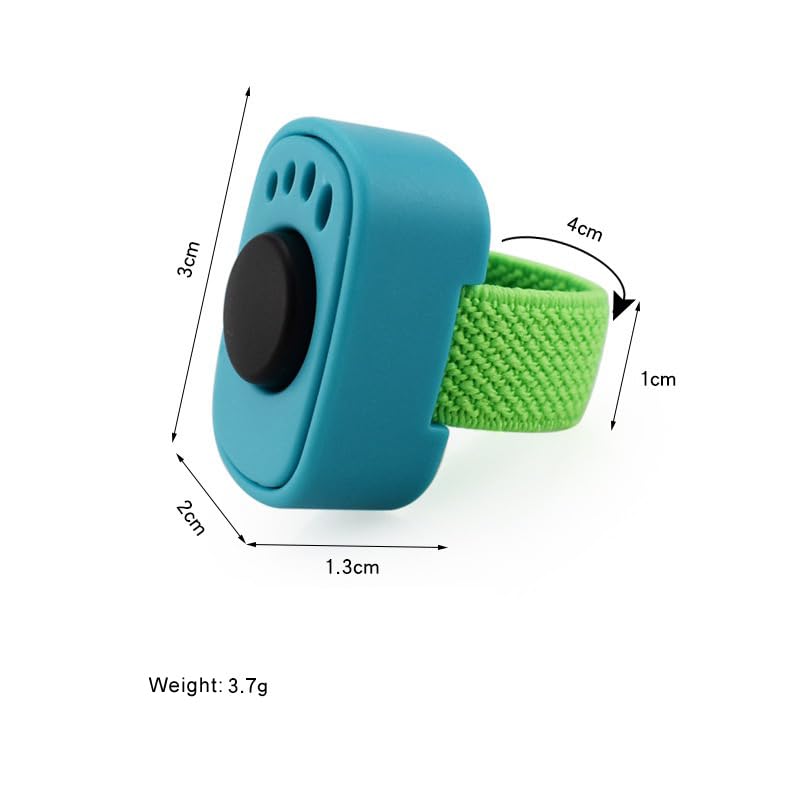 Pet Clicker for Dogs/Cats/Horses/Birds or Other Animals - Mini Finger Clickers for Training (Finger clickers Black+Blue) - PawsPlanet Australia