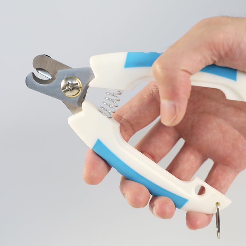 KUOUDOM Professional Dog Nail Trimmer - Nail Clippers & Supplies for Grooming - Dog Claw Care for Small & Small Khaki - Standard, 5" x 2" - PawsPlanet Australia