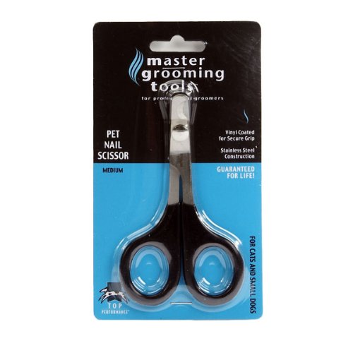 Master Grooming Tools Pet Nail Scissors — Stainless Steel Scissors for Trimming Nails on Cats and Birds - Medium, 5" M - PawsPlanet Australia