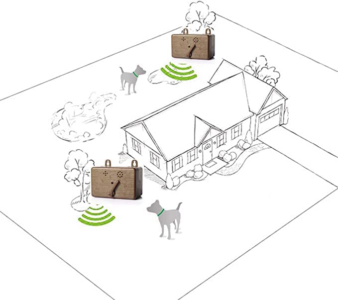 Dog Bark Deterrent Devices, Anti Barking Devices, Stop Barking Device 45ft Range, 4 Modes Dog Barking Silencer, Dog Barking Control Indoor Outdoor (Grey) Grey - PawsPlanet Australia