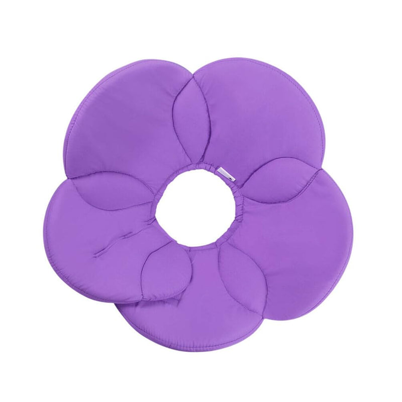 POPETPOP Small Dog Recovery Collar - Cute Cat Flower Neck Cone After Surgery, Adjustable Pet Collar, Surgery Recovery Elizabethan Collars for Small Pets (Purple, M) Medium Purple - PawsPlanet Australia