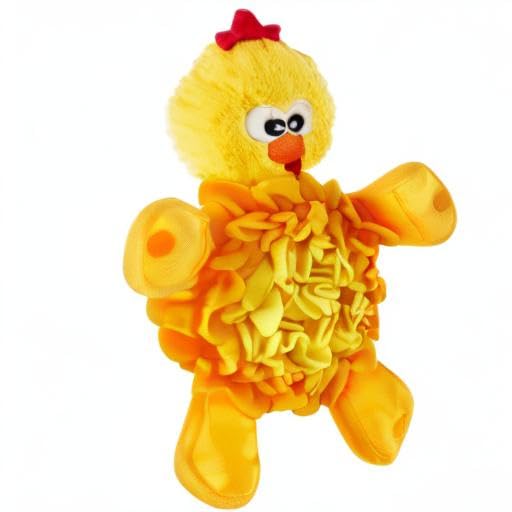 Outward Hound by Nina Ottosson Snuffle Palz Plush Snuffle Mat Dog Treat Puzzle, Non-Slip, Yellow, Chicken Snuffle Palz Chicken - PawsPlanet Australia