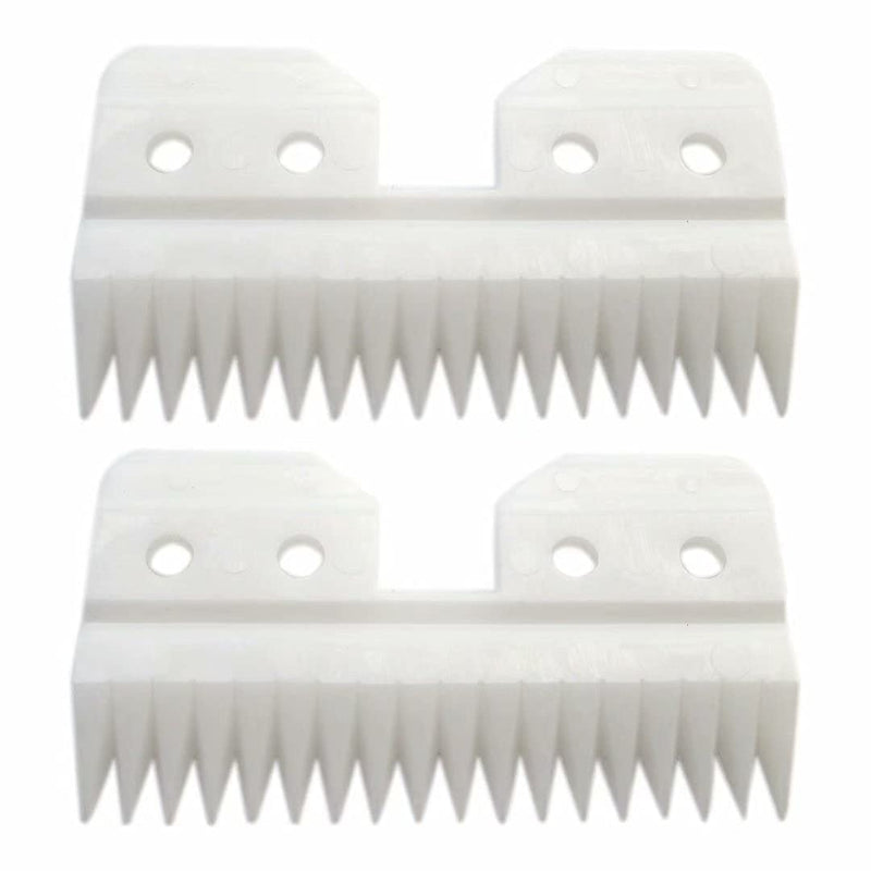 2pcs 18Teeth Ceramic Blade Fast Feed Clippers Replacement Blades for A5 Grooming Cutter Series, 18Teeth Andis Blade Parts (3F/3FC, 4F/4FC, 5F,/5FC, 7F/7FC, 3#, 4#, 5#,7#, 8.5#, 9#, 10#) - PawsPlanet Australia