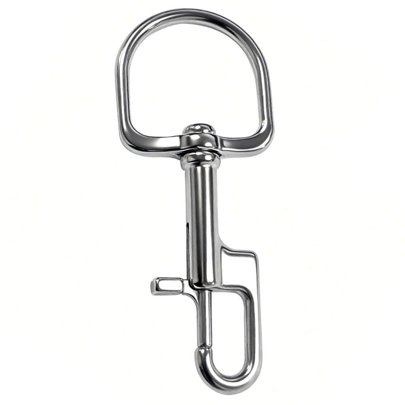 QAVBFA 2 PCS Swivel Bolt Snap Diving Clips – Premium Stainless Steel Single Ended Snap Hooks Buckle for Pet Leash, Scuba Diving, and More (2PCS-110mm) 2PCS-110mm