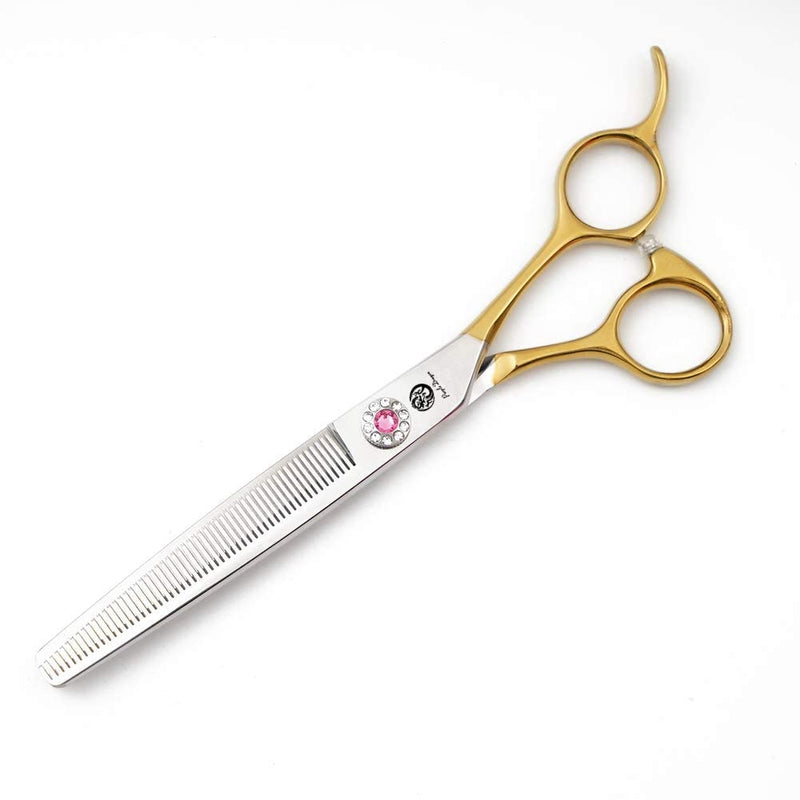 6.5 Inch Professional Golden Pet Dog Cat Grooming Thinning Shears Scissor Light Weight Japan 440C Stainless Steel D-golden - PawsPlanet Australia