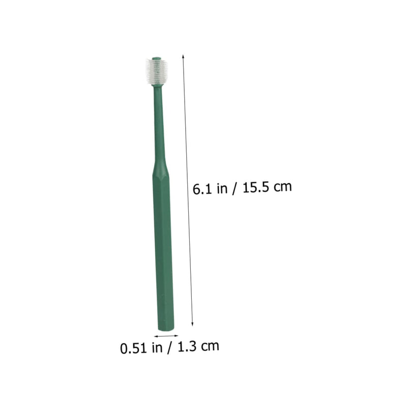 HANABASS 4-piece Pet Toothbrush Ergonomically Shaped Lightweight Plastic TPE Material Secure Grip for Cats and Dogs