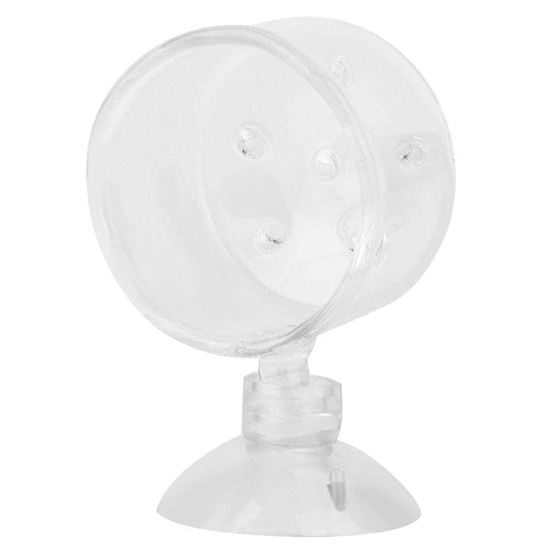 Pssopp Aquarium Red Worm Fish Feeder Transparent Suction Cup Fish Tank Feeding Cup Food Container for Feeding Shrimp Fish Glass Hole Cup - PawsPlanet Australia