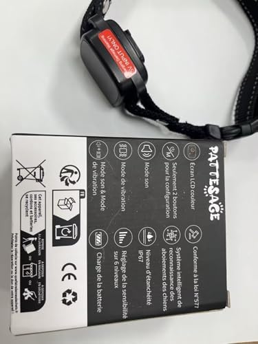 Bark Collar, Anti-bark Collar with 6 Adjustable Sensitivity, 3 Mode Beep/Vibration/Beep&Vibration, Rechargeable Smart Collar for Large Medium Small Dogs, IP67 Waterproof Bark Training Collar(Black) 1-Pack - PawsPlanet Australia