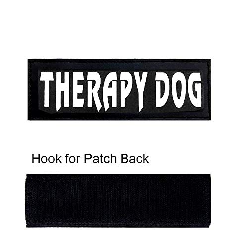 Reflective Dog Patches with Hook Backing -Service Dog, in Training, Do Not Pet, Emotional Support, Therapy Dog, in Training for Animal Vest Harnesses, Collars, Leashes Dog Patches - PawsPlanet Australia