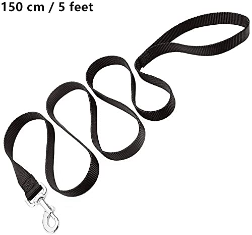 Pet Dog Training Leash Strong Durable Nylon Lead 5 Feet Long Dog Pet Puppy Training Obedience Lead Leash 3Pack Set - PawsPlanet Australia