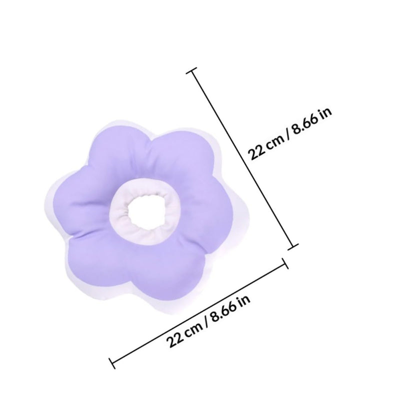 GLEAVI Soft Wound Healing Protective Collar Cotton for Protective Protection of Cats Adjustable Purple Neck Ring for Surgery