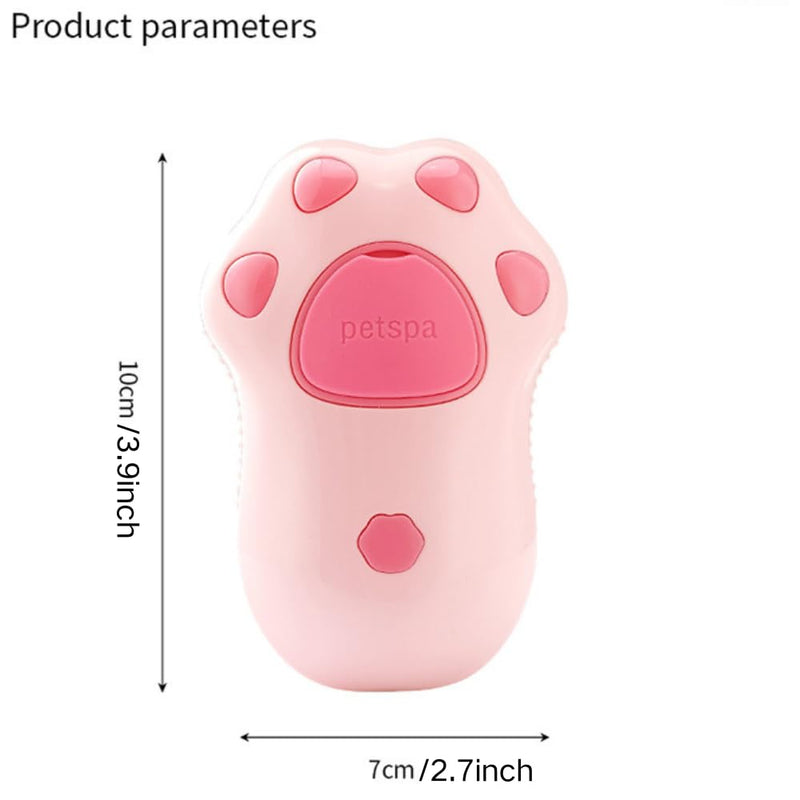 Cat Steam Brush - 3 In1 Steamy Cat Brush, Self-Cleaning Steamy Pet Brush for Massage, Multifunctional Cat Grooming Brush for Removing Tangled and Loose Hair (Pink) Pink - PawsPlanet Australia