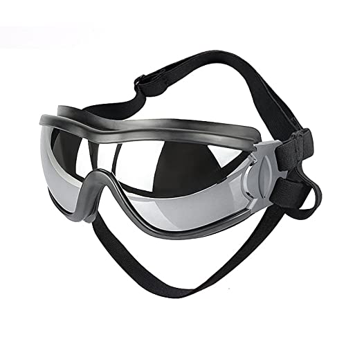 Dog Sunglasses for Large and Medium Breed, Dog Goggles for Large Dogs, Sun Protection, Windproof, Waterproof, Dustproof and Anti-Fog with Adjustable Strap for Driving, Motorcycle, Surfing - PawsPlanet Australia