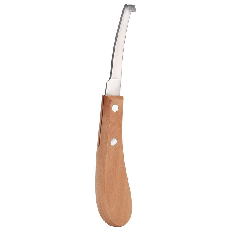 Straight Cutting Tools Shape Hoof Trimming Knife, Carbon Steel Hoof Knife for Horses, Goats, Cattle (Straight Right Hand)