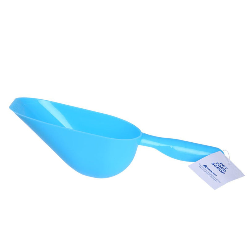 Sroute Pet Food Scoop; 1-Cup, Lines 1/2 Cup 1 Cup, Volumes 100ml 200ml, Dog Puppy Cat Rabbit Plastic Pet Food Scoop,Four Colors Available Blue - PawsPlanet Australia