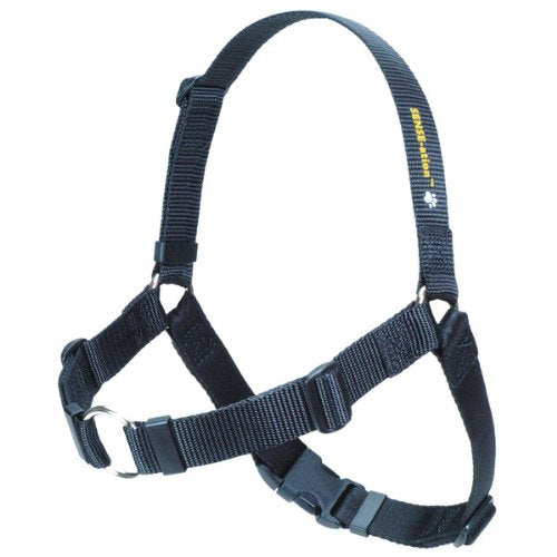 The Original Sense-ation No-Pull Dog Training Harness (Black, Large Wide) Black