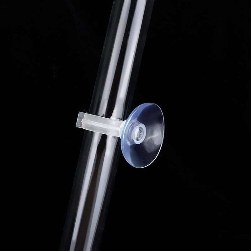 Acrylic Shrimp Feeder Tube, Ornamental Aquarium Feeding Tube Fish Food Container Set with Sucker Hook Fish Tank Accessories 20cm - PawsPlanet Australia