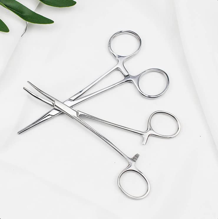 Pet Ear Hair Tweezers, Stainless Steel Pet Grooming Scissors for Pet Dog Cat Ear Hair(L) L - PawsPlanet Australia