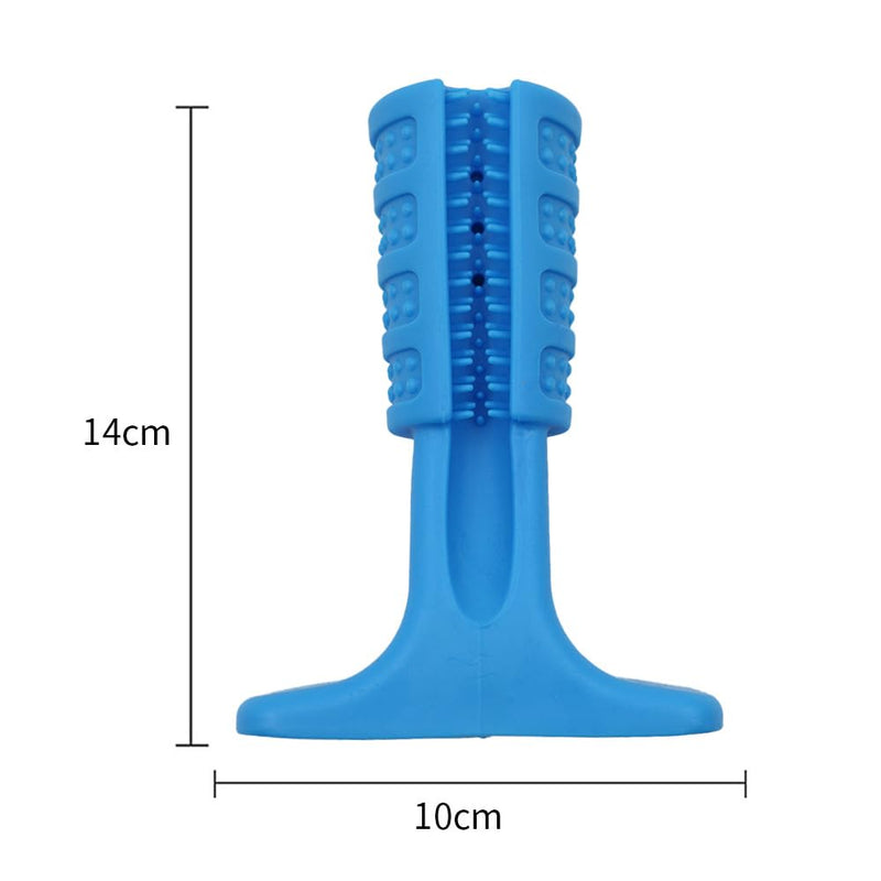 Durable Dog Toothbrush for Small Medium Dogs,Teeth Cleaning Chew Stick, Dog to-ys,Puppy Dental Care Brush Puppy Dog Birthday Gifts - Dark Blue