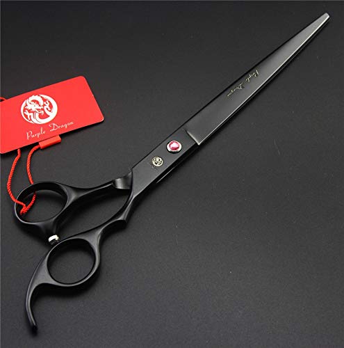 Purple Dragon 8 Inch Professional Pet Grooming Scissors Sets Dog Grooming Shear 1 Pc STRAIHT & 1 PcTHINNING & 2 Pcs Curved Scissors - PawsPlanet Australia