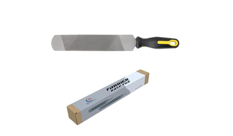 9 Inch Farrier Hoof Rasp File with Rubber Handle,Mini Rasp Hoof File Equine Hoof Rasp for Horses, Pig Hoof File, Goat Rasp 9 inch - PawsPlanet Australia
