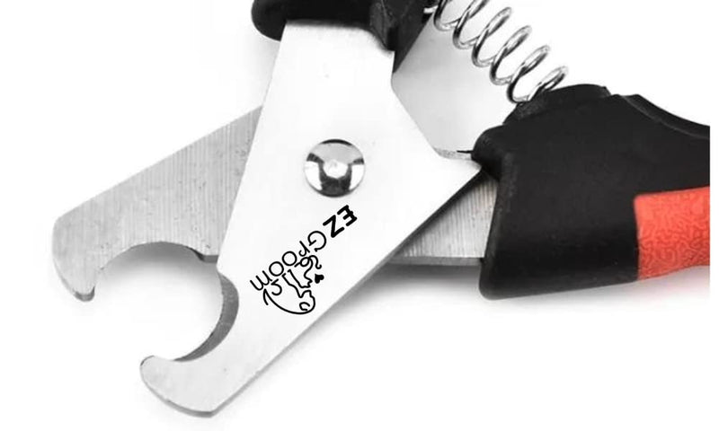Dog & Cat Pets Nail Clippers and Trimmers - with Safety Gurad to Avoid Over Cutting, Professional Grooming Tool for Pets (Small, Red) Small - PawsPlanet Australia