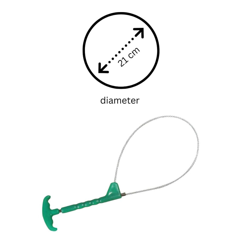 CJ Farms Pig Catcher Leash with Green Handle – Durable and Easy-to-Use Animal Restraint Tool - PawsPlanet Australia