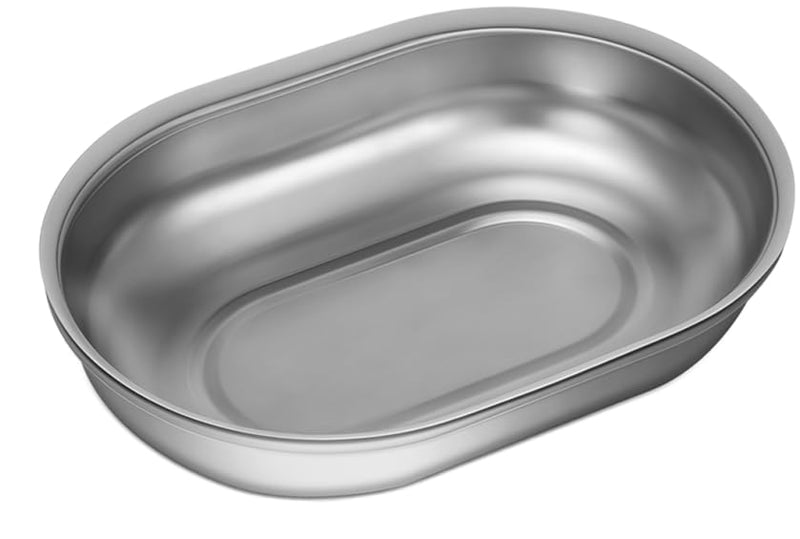 Stainless Steel Bowls and Mat Set for Automatic Pet Feeder & Connect, Feriva 2 Single SUS 304 Bowls and 1 Silicone Mat, Keep Food Fresh, Protect Cat Feeder, Easy to Clean SUS 304 bowl - PawsPlanet Australia