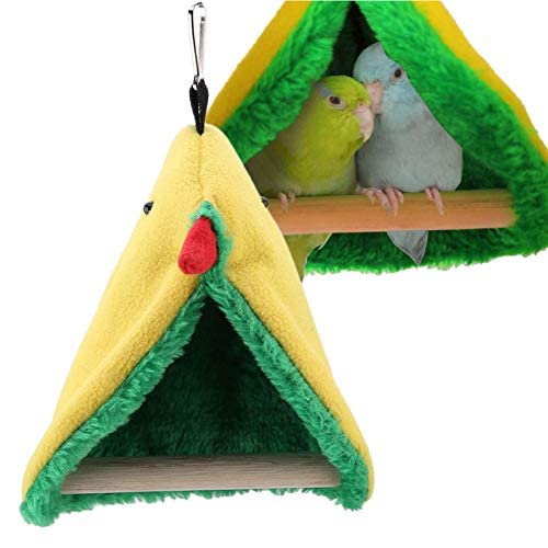 cigemay Parrot Hammock, Reduce Stress Bird Happy Tent, Bird Hammock, Finches Macaws Cockatiels for Small Parakeets - PawsPlanet Australia