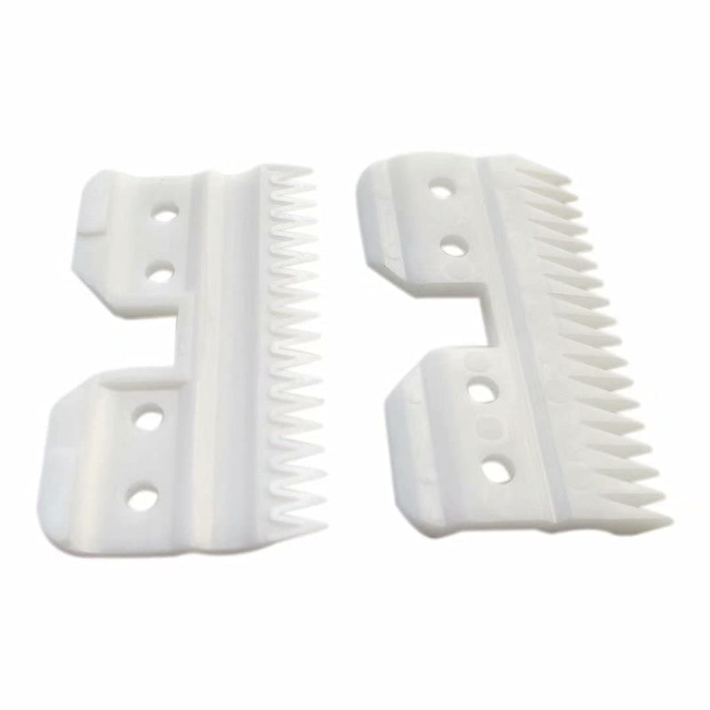 2pcs 18Teeth Ceramic Blade Fast Feed Clippers Replacement Blades for A5 Grooming Cutter Series, 18Teeth Andis Blade Parts (3F/3FC, 4F/4FC, 5F,/5FC, 7F/7FC, 3#, 4#, 5#,7#, 8.5#, 9#, 10#) - PawsPlanet Australia