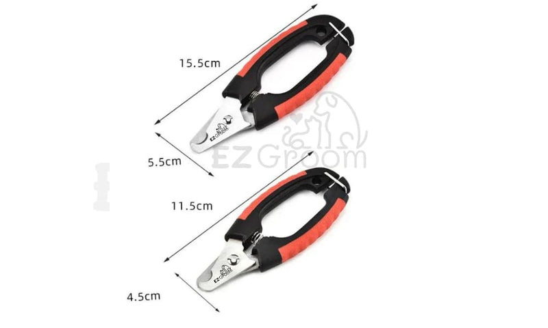 Dog & Cat Pets Nail Clippers and Trimmers - with Safety Gurad to Avoid Over Cutting, Professional Grooming Tool for Pets (Small, Red) Small - PawsPlanet Australia