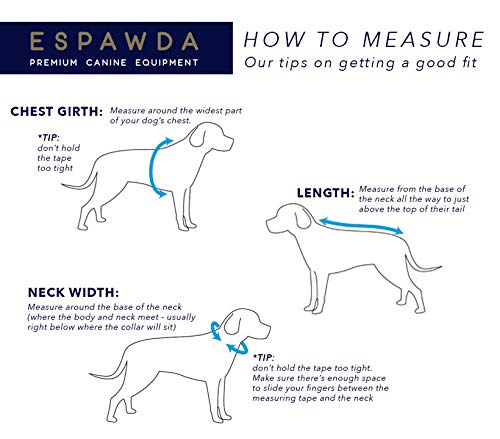 Polar Protection Dog Coat, Easy-On Velcro, Cold Weather Warm Fleece, Adjustable Dog Jacket Vest Sweater for Small Dogs, Medium Dogs and Large Dogs (Large, Surf Blue) L - PawsPlanet Australia