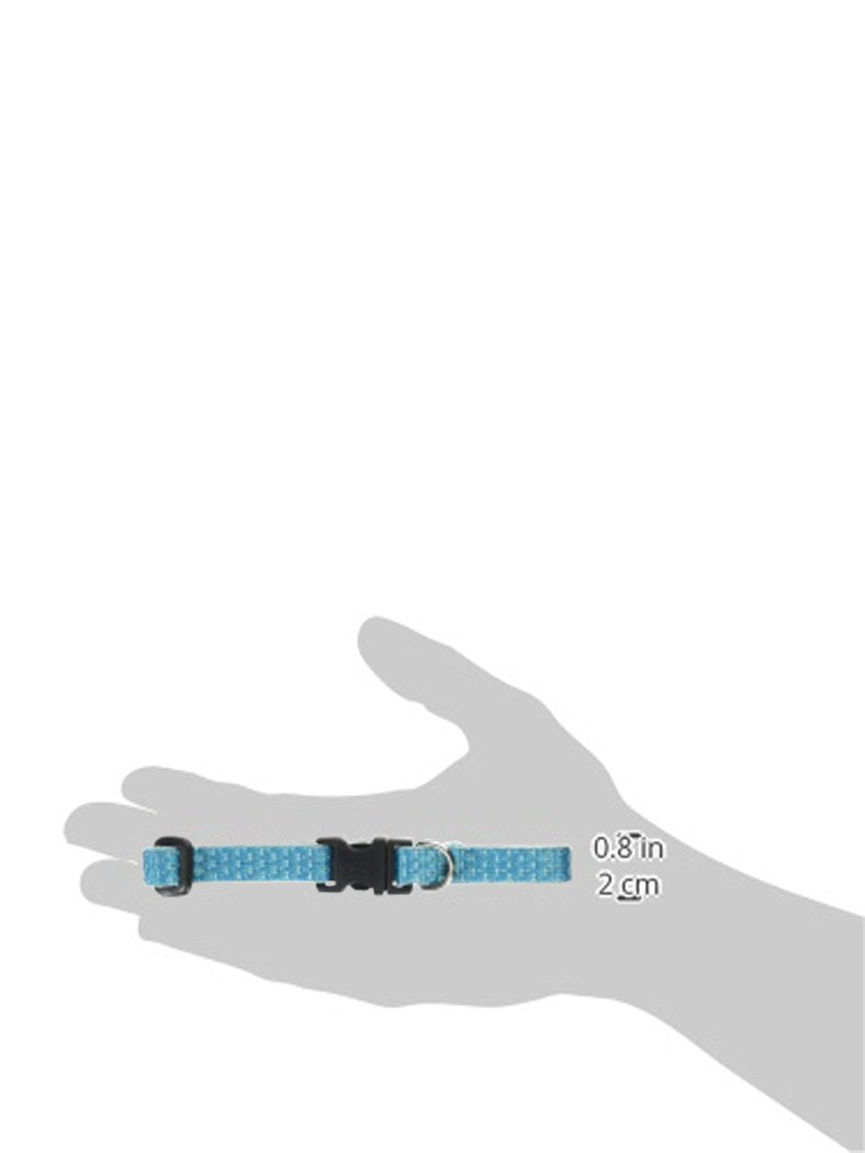 LupinePet Eco 1/2" Tropical Sea 8-12" Adjustable Collar for Small Dogs Collar - 1/2"W; 8-12" Neck - PawsPlanet Australia